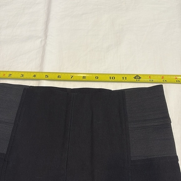 Love Culture Black Pull On Micro Shorts with Elastic Side Panels. Small/Medium - Picture 5 of 8